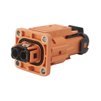 Connecteur en laiton haute tension HVIL IP67 3P pour batterie EV, prise et fiche 23A-500A