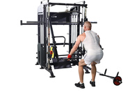 Jammer Arm Smith Machine Tout-en-un : Power Rack, Functional Trainer, Squat Rack, Cable Crossover – Équipement de musculation pour salle de sport