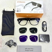 Nouvelles Lunettes Intelligentes XKONEPRO 2026 pour Appels, Photos, Traduction IA, Triple Lentille, Vente Directe Usine, Bouton Tactile