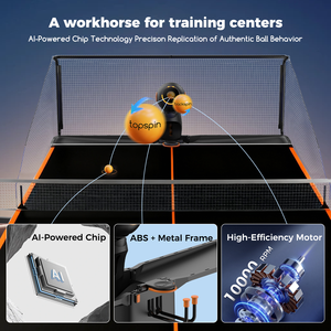 <span class=keywords><strong>Robot</strong></span> Profesional de Entrenamiento de Ping Pong, Máquina de Tenis de Mesa Multibolas, Práctica de Oscilación y Efectos para Entrenadores, Escuelas, Clubes y Jugadores - Product Image 3