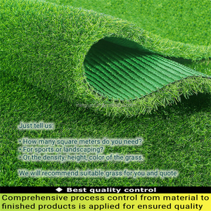 Vente <span class=keywords><strong>en</strong></span> gros de tapis <span class=keywords><strong>en</strong></span> <span class=keywords><strong>gazon</strong></span> synthétique pour sol vert artificiel de 50mm pour aménagement paysager sportif personnalisé résistant aux UV <span class=keywords><strong>en</strong></span> rouleaux - Product Image 4