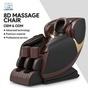 Silla de Gravedad Cero Multifuncional Personalizada OEM LEERCON de Alta Gama 8D con Doble Núcleo y Airbag para Padres y Hogar LEK-988E Lat - Product Image 1