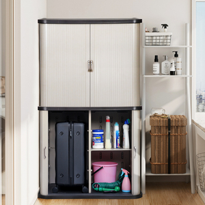 Gabinete de Almacenamiento Portátil de HDPE y Acrílico, Nuevo Diseño, Mueble para Jardín y Herramientas, para Hogar, Oficina, Cobertizos y Almacenamiento - Product Image 6