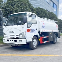 Camion-citerne à eau potable en acier inoxydable de haute qualité, camion-citerne automatique de 8 tonnes, camion-citerne de transport d'eau avec arroseur