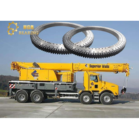 Bantalan Cincin Putar Gigi Luar Besar 1676x1422x78mm Modul 10 144T untuk Excavator Crane Produsen Kustom OEM