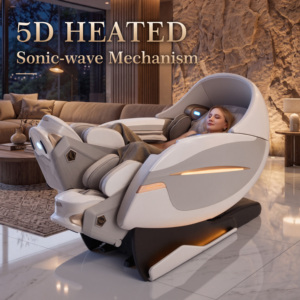 Sillón de Masaje de Lujo con 24 Programas Automáticos, Gravedad Cero, Forma de Huevo - Product Image 1