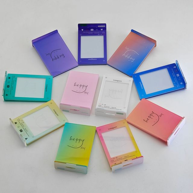 JZ 2026 Hot Sales Acrylic Photo Frame Promotional Cartoon Gift Printing Anime Holographic Charms Custom Logo Acrylic Photo Frame