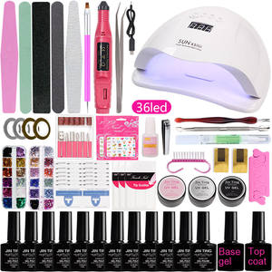 Gel de construction UV pailleté pour extension d'ongles, gelée de manucure, kit d'amélioration des ongles - Product Image 3