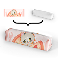 Sac à crayons personnalisé avec impression de personnage d'anime, porte-stylos en cuir durable, prix de gros d'usine