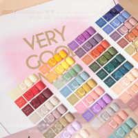 Kit de vernis à ongles en gel écologique non toxique de 15 ml, série Flower Stream 2025, 44 couleurs, avec nuancier pour salon de manucure