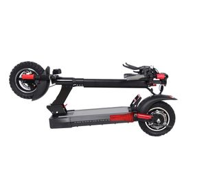 Scooter Eléctrico Económico de Calidad con Motor Dual de 500 Vatios, Color Negro y Rojo, Pedal Neutral M4, Configuración Baja, 48V 10.4Ah - Product Image 3
