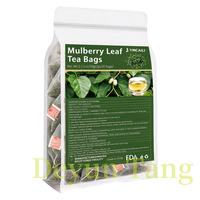 Kantong Teh Daun Murbei 2g*30 Bungkus Kantong Teh Daun Murbei Segar Teh Bunga Obat Tradisional Cina
