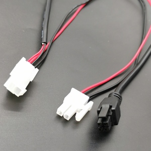 OEM 주문 4.2mm 피치 직사각형 케이블 Molex 소형 적합 Jr 5557 시리즈 4 위치 주름 연결관 철사 마구에 의하여 주조되는 케이블 - Product Image 5