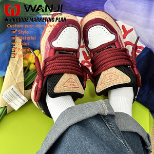 Nuevo estilo de moda Casual cómodo logotipo personalizado de cuero impermeable Zapatos <span class=keywords><strong>Zapatillas</strong></span> de deporte para los hombres - Product Image 3