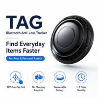 Traceur GPS Mini sans Carte SIM, Magnétique, Étanche, pour Véhicule, Bluetooth, Localisateur iOS Android, pour Animaux, Enfants, Bagages, Application Gratuite