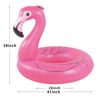 Fauteuil flottant gonflable personnalisé Flamingo Gravity Water Pool Chair Design pour piscine, équipement d'amusement aquatique, pour bronzage