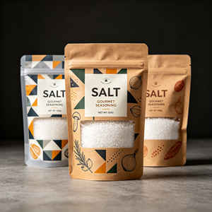 Sac à fond plat refermable personnalisé pour emballage alimentaire, idéal pour les snacks et assaisonnements – Offre Spéciale - Product Image 2