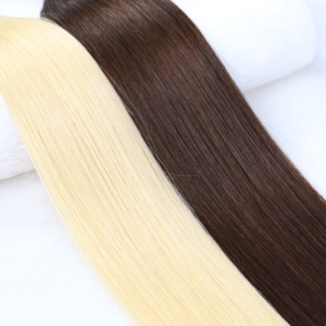 Extensions de cheveux à pointe plate 100% cheveux humains Remy, kératine, pré-collées, pour usage en salon - Product Image 4