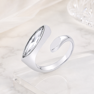 Anello Aperto Minimalista per Donne, Regolabile, Anello da Dito alla Moda - Product Image 4