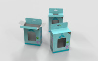 Boîte en carton à personnaliser, emballage en papier pour parfum, design, gabarit, logo personnalisé