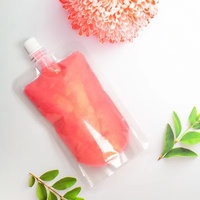 Vente en gros, couleur facultative, huile de base de brillant à lèvres hydratant végétalien sans cruauté, brillant à lèvres, glaçure pour les lèvres, pochette debout, paquet de sac souple
