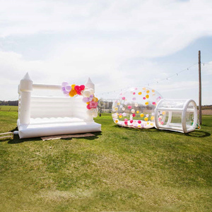 Maison <span class=keywords><strong>de</strong></span> rebond <span class=keywords><strong>de</strong></span> fête blanche gonflable 3M/4M <span class=keywords><strong>de</strong></span> diamètre dôme Igloo en cristal clair extérieur tente <span class=keywords><strong>de</strong></span> ballon à Air chaud dôme à bulles à vendre - Product Image 2