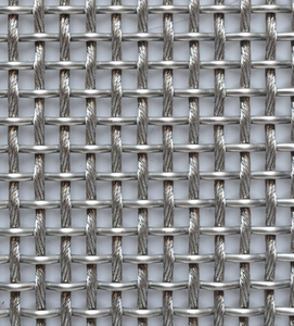 Revêtement mural en maille tissée décorative en acier inoxydable tressé couleur cuivre, léger, découpe sur mesure, pour écran <span class=keywords><strong>métallique</strong></span> architectural - Product Image 4