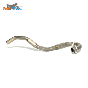 Tubo delantero de escape de aleación de titanio con Motor Bulls para <span class=keywords><strong>Aprilia</strong></span> <span class=keywords><strong>SX</strong></span>/RX125 2018 + cabezal de escape 32MM tubo silenciador - Product Image 2
