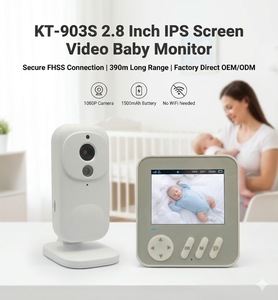 KT-903S จอภาพเด็กขนาด 2.8 นิ้ว ไม่มี WiFi การเชื่อมต่อแบบส่วนตัว กล้อง 720P อินฟราเรดมองเห็นในเวลากลางคืน VOX ระบบแจ้งเตือน ขายส่งจากโรงงาน - Product Image 3
