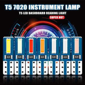 Ampoule LED T5 7020 2SMD W3W W1.2W à culot en coin pour éclairage intérieur de tableau de bord de voiture - Product Image 3