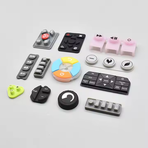 OEM tùy chỉnh khuôn <span class=keywords><strong>Silicone</strong></span> cao su đẩy nút dẫn điện bao gồm EPDM & NBR Vật liệu <span class=keywords><strong>Silicone</strong></span> cao su tráng nút bàn phím - Product Image 3