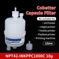 Filtre à encre Cobetter pour imprimante UV à plat Flora, filtre à encre Cobetter NPT42-INKPPC1000C 10μm