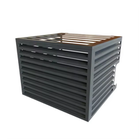 Cache-climatiseur extérieur en aluminium sur mesure Beauty East pour unité extérieure de climatiseur