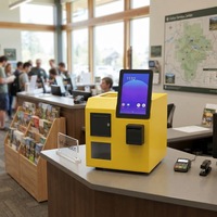 Kiosque de dépôt de pièces de monnaie multi-pays personnalisé à écran tactile haute vitesse pour le commerce de détail et les transports – Kiosque de dépôt de pièces et de billets Jinrui JR-500
