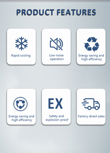 Le climatiseur monté latéral anti-déflagrant de Cabinet commande strictement la température à l'intérieur du dépôt d'huile dans une gamme sûre - Product Image 3