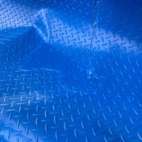 Feuille de sol en PVC à motifs diamantés à prix avantageux Tapis en vinyle antidérapant pour atelier ou remorque
