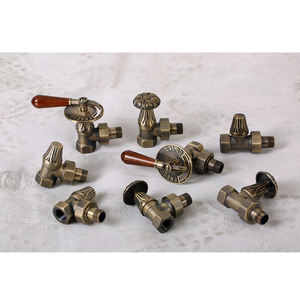 Vanne thermostatique traditionnelle coudée <span class=keywords><strong>en</strong></span> laiton antique <span class=keywords><strong>pour</strong></span> radiateurs <span class=keywords><strong>en</strong></span> <span class=keywords><strong>fonte</strong></span> - Product Image 2