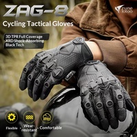 Gants tactiques unisexes d'été pour moto et vélo, compatibles écran tactile, résistants à l'usure, avec exosquelette, en microfibre, pour activités extérieures