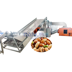 Máquina de Secado Continuo por Aire Caliente para Frutos Secos, Secadora de Cebollas, Máquina Eléctrica de Grado Alimenticio para Secar Chiles - Product Image 1