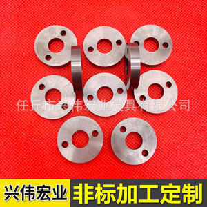 Roue de pressage en fil d'acier au tungstène à double rainure plate, roue de guidage d'alimentation en fil, non standard, personnalisée - Product Image 4