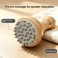 Dispositivo de Masaje Corporal con Vibración y Calor para Espalda, Piernas y Abdomen, Cepillo Eléctrico de Guasha para Relajar los Músculos y Estimular los Meridianos