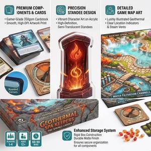 Jeu de société éducatif coopératif pour les familles, certifié B Corp, emballage intelligent, style boîte d'allumettes, jeu de Carrom - Product Image 2