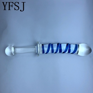 Dildo in Vetro Borosilicato Liscio per Massaggio Prostatico <span class=keywords><strong>e</strong></span> Punto G, Giocattolo Sessuale Trasparente per Uomo o Donna - Product Image 3