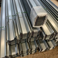 Gouttière modulaire en forme de M pour panneaux photovoltaïques, pour structures de montage de panneaux solaires, cadre de drainage haute résistance