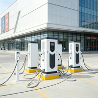 Chargeur EV Ocpp 3 phases 22 kW, station de recharge rapide pour véhicules électriques