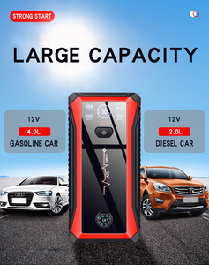 12V pin xe nhảy khởi động với máy nén khí bơm xe di động pin sạc nhảy khởi động công suất cao xe nhảy khởi động - Product Image 2