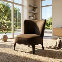Fauteuil de loisirs moderne en velours pour restaurant, café, hall d'hôtel, fauteuil d'appoint en tissu bouclé