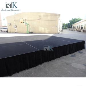 Portable and Convenient Smart Stage with Black Platform and Hanging Screen - Product Image 3