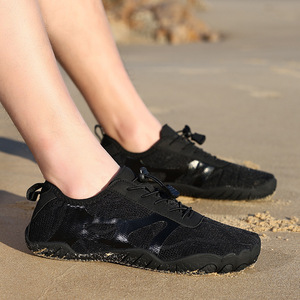 Chaussures d'eau avec empeigne en mesh, semelle en caoutchouc respirante, unisexes, plage, été, sport de plein air, natation, randonnée, trekking - Product Image 2