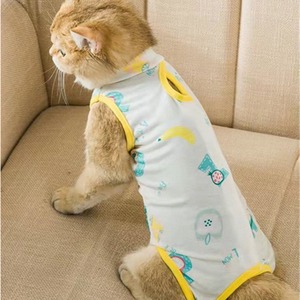 Ropa para Gatos, Ropa para Perros, Trajes de Recuperación para <span class=keywords><strong>Esterilización</strong></span>/Castración, Trajes de Destete, Ropa de Algodón Suave y Cómoda, Batas de Cuidado Postoperatorio, Japón - Product Image 3
